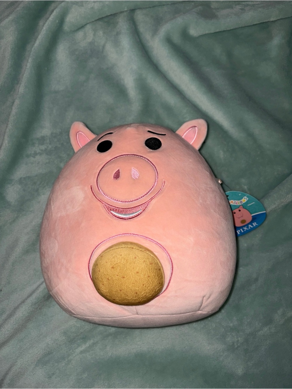 Disney Pixar Toy Story Hamm Squishmallows Plush Piggy Bank NWT